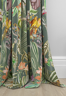 Barbados, Lush Green - Made to Measure Curtain